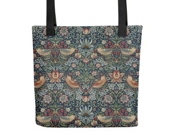 Strawberry Art Nouveau, William Morris bag