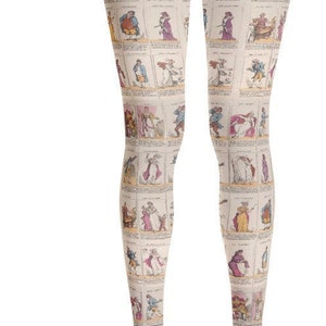 Shakespeare, Twelfth Night, Literary Caricature Leggings
