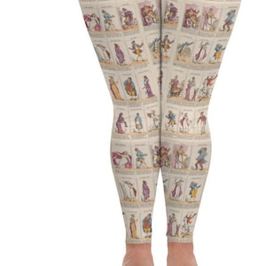 Shakespeare, Size 12+ Twelfth Night, Literary Caricature Leggings