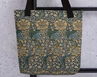 Art Nouveau, William Morris Bag with the Garden Flower Kennet Design