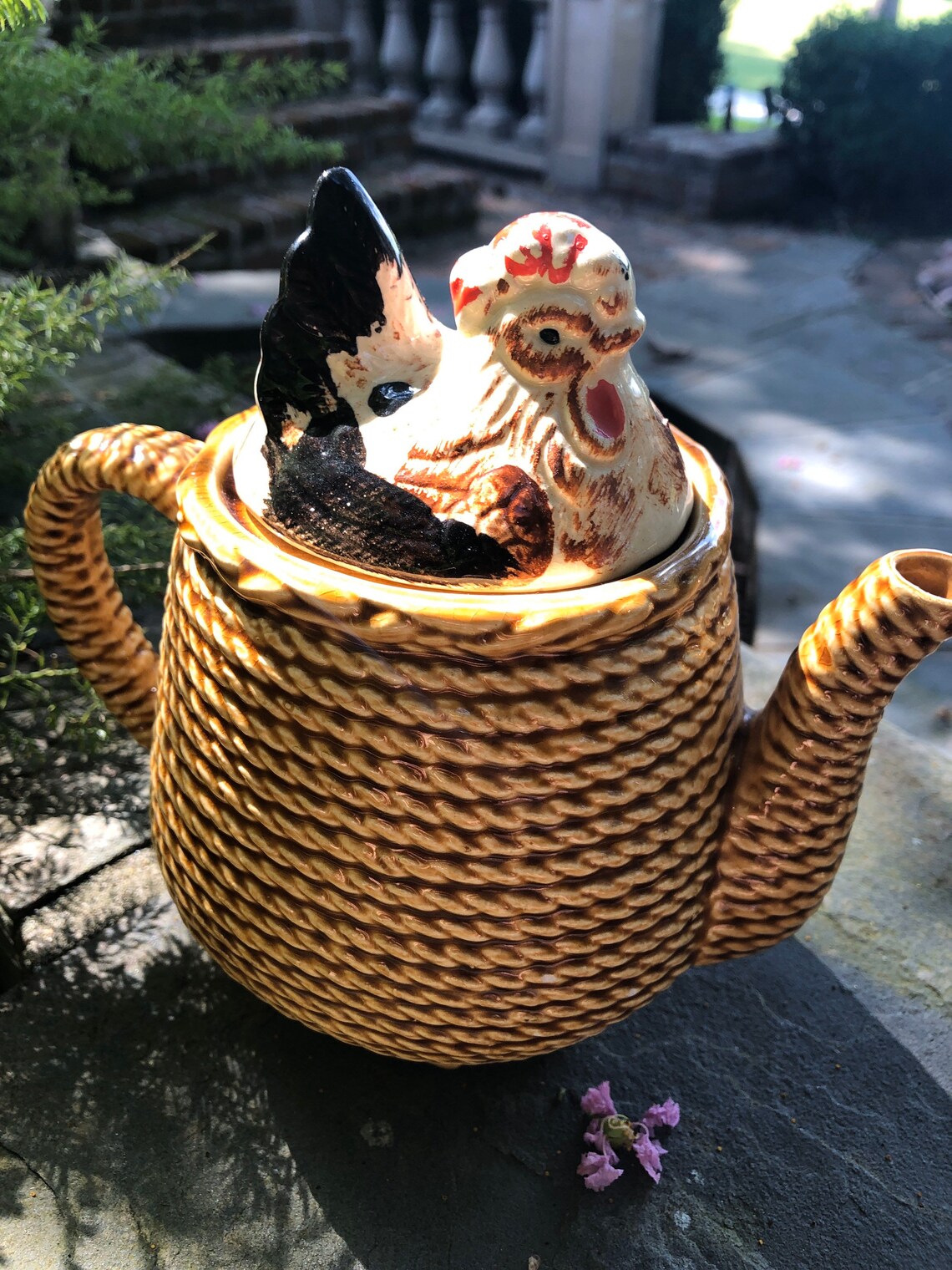 Japanese Rooster Teapot Etsy