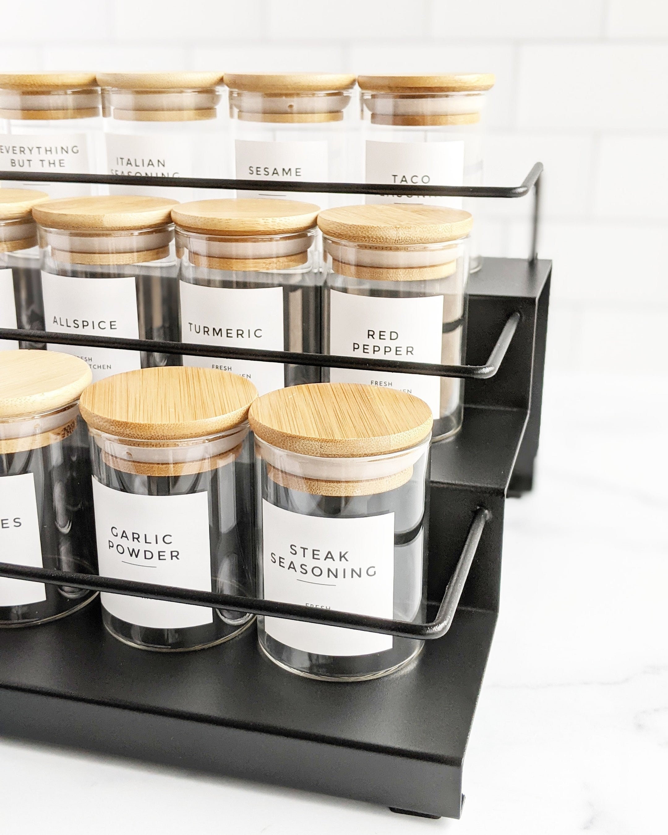 Spice Shelf Overhaul with Ball® Mini Storage Jars – Food in Jars