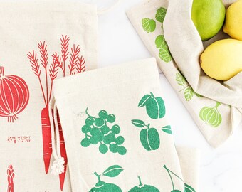 Reusable Produce Bags (Set of 3)