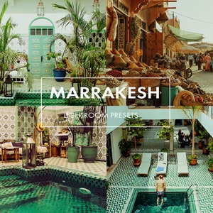 7 MARRAKESH Lightroom Mobile and Desktop Presets, Travel Presets, Morocco Presets, Arabian Presets, Cinematic Presets, Blogger filters