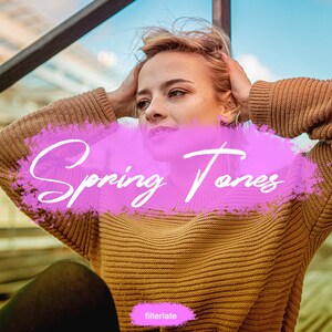 5 Spring Tones Actions, Photoshop Actions for Desktop, Instagram Filter for Travel Instagram Influencer and Bloggers, Spring Colors Actions
