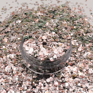 Revere Chunky Glitter Collection - #2 Revere Rose - Glitter - Chunky Glitter - Rose Glitter - Color Shifting Glitter