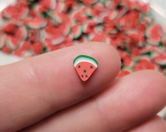 FAKE Watermelon Sprinkles - Fake Sprinkles - Fake Food - Clay Sprinkles - Decoden Sprinkle - Watermelon Jimmies - Fruit Sprinkles