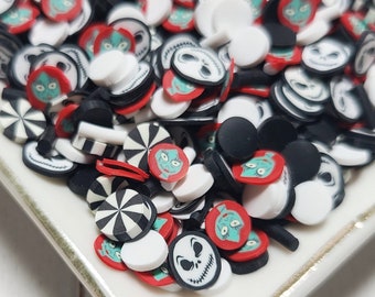 FAKE Witches and Skulls Sprinkle Mix - Fake Sprinkles  - Fake Food - Clay Sprinkles - Decoden Sprinkle - Halloween Sprinkles