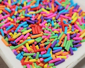 FAKE Tropical Breeze Sprinkle Mix - Fake Sprinkles - Fake Food - Clay ...