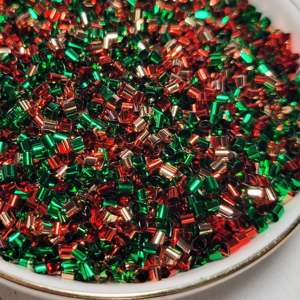 100g Christmas Bingsu Beads - Bingsu Beads - Christmas Sprinkles - Slime Additives - Crunchy Slime