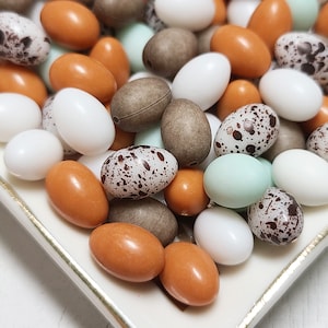 Fake Eggs - Robin&#39;s Eggs - Egg Cabochons - Easter Cabochons - Fake Food