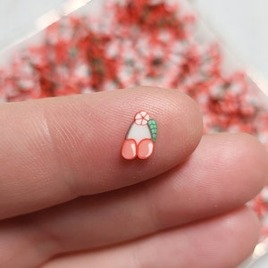 FAKE Cherry Sprinkles - Fake Sprinkles - Fake Food - Clay Sprinkles - Decoden Sprinkle - Fruit Sprinkles - Slime Sprinkles