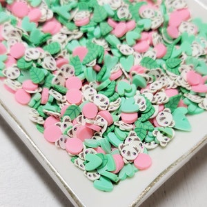 FAKE Koala-tine Valentine Sprinkle Mix - Fake Sprinkles  - Fake Food - Clay Sprinkles - Decoden Sprinkle