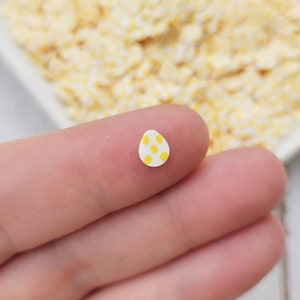FAKE Yellow Easter Egg Clay Sprinkles - Clay Jimmies - Fake Sprinkles - Fake Food - Clay Sprinkles - Decoden Sprinkle - Slime Sprinkles