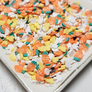 FAKE Spring Chicken Clay Sprinkles - Fake Sprinkles - Fake Food - Clay Sprinkles - Decoden Sprinkle - Slime Sprinkles - Easter Sprinkles