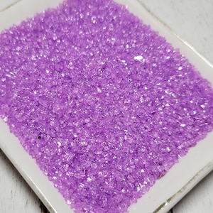 Fake Lilac Coarse Sugar / Salt - Fake Food - Fake Sugar Sprinkles - Slime Sprinkles - Inedible Salt - Inedible Sugar