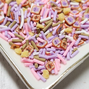 Unicorn Sprinkles Fake Sprinkles Clay Sprinkles Decoden Sprinkle Slime Sprinkles Fake Food FAKE Crunchy PB /& J Sprinkle Mix
