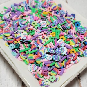 FAKE Egg Hunt Sprinkle Mix - Fake Sprinkles - Fake Food - Clay Sprinkles - Decoden Sprinkle - Easter Sprinkles - Slime Sprinkles