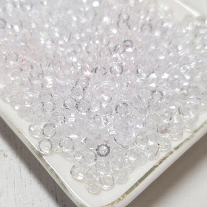 Miniature Clear Fake Diamonds - Acrylic Diamonds - Rhinestone Diamonds - Clear Jewels