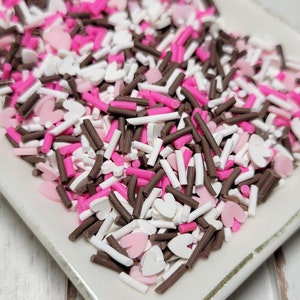 FAKE Love-O-Meter Clay Sprinkles - Fake Sprinkles - Fake Food - Clay Sprinkles - Decoden Sprinkle - Slime Sprinkles - Valentine Sprinkles