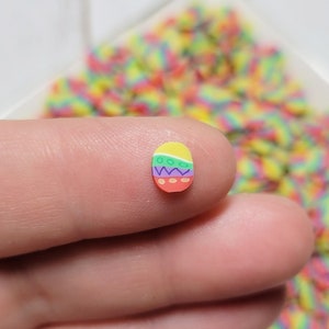 FAKE Light Easter Egg Polymer Clay Sprinkles - Fake Sprinkles - Fake Food - Clay Sprinkles - Decoden - Easter Sprinkles - Slime Sprinkles