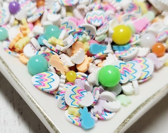 FAKE Easter Festival Polymer Clay Sprinkles - Fake Sprinkles - Fake Food - Clay Sprinkles - Easter Sprinkles - Slime Sprinkles