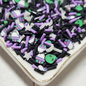 FAKE Alien Invasion Clay Sprinkles Mix - Fake Sprinkles - Fake Food