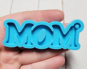 Mom Keychain Mold - Silicone Mold - Cabochon Mold - Mother's Day Molds