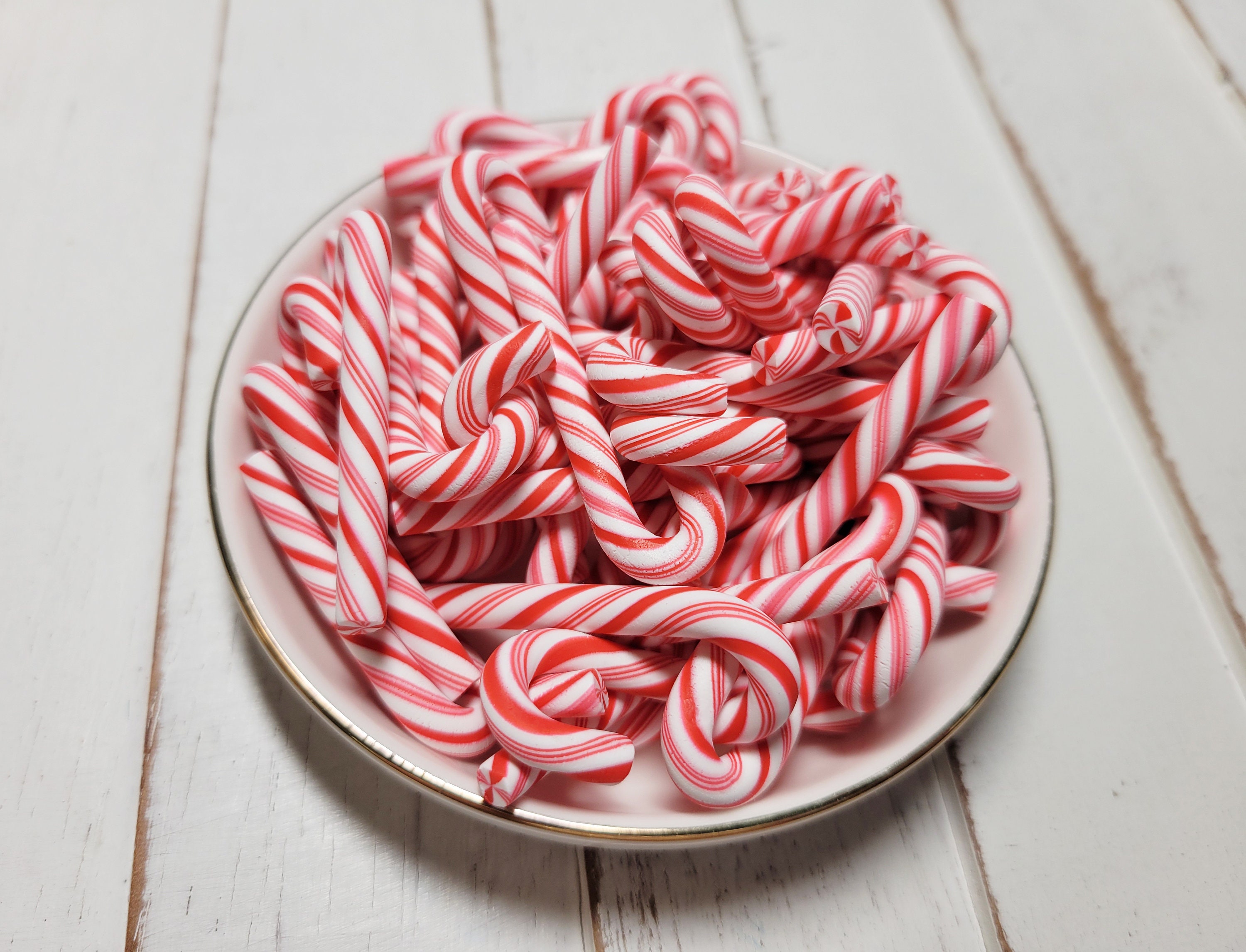 Large Candy Canes Fake Candy Cane Faux Food Fake Food Etsy