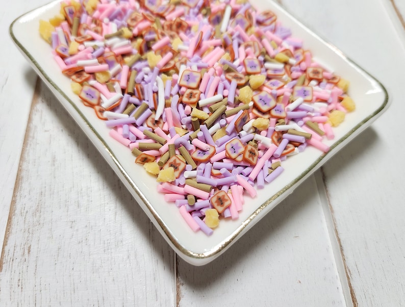 Unicorn Sprinkles Fake Sprinkles Clay Sprinkles Decoden Sprinkle Slime Sprinkles Fake Food FAKE Crunchy PB /& J Sprinkle Mix