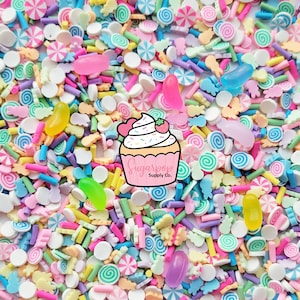 FAKE Easter Candy Sprinkle Mix - Fake Sprinkles - Fake Food - Clay Sprinkles - Decoden Sprinkle - Easter Sprinkles - Slime Sprinkles