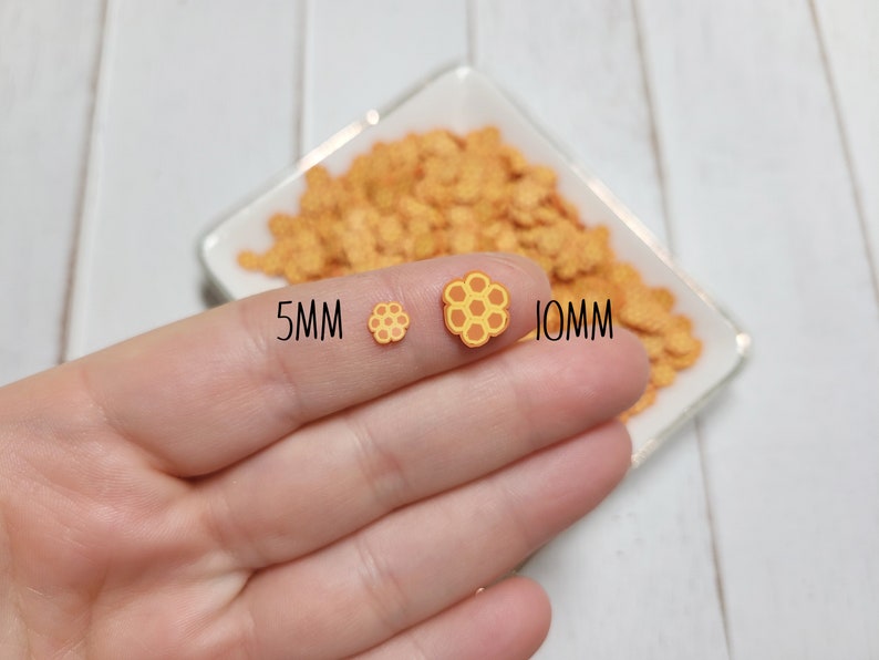 Slime Sprinkles Fake Food Honey Sprinkles Clay Sprinkles FAKE Honeycomb Clay Sprinkles Decoden Sprinkle Fake Sprinkles