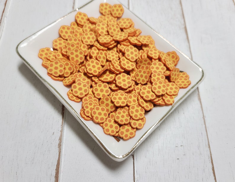 Slime Sprinkles Fake Food Honey Sprinkles Clay Sprinkles FAKE Honeycomb Clay Sprinkles Decoden Sprinkle Fake Sprinkles