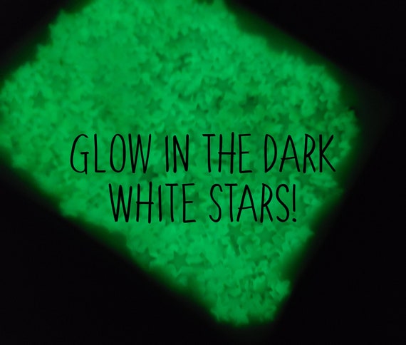Glow in the Dark White Star Sprinkles - Fake Sprinkles - Fake Food - Clay Sprinkles - Decoden Sprinkle - Star Sprinkles - Slime Sprinkles