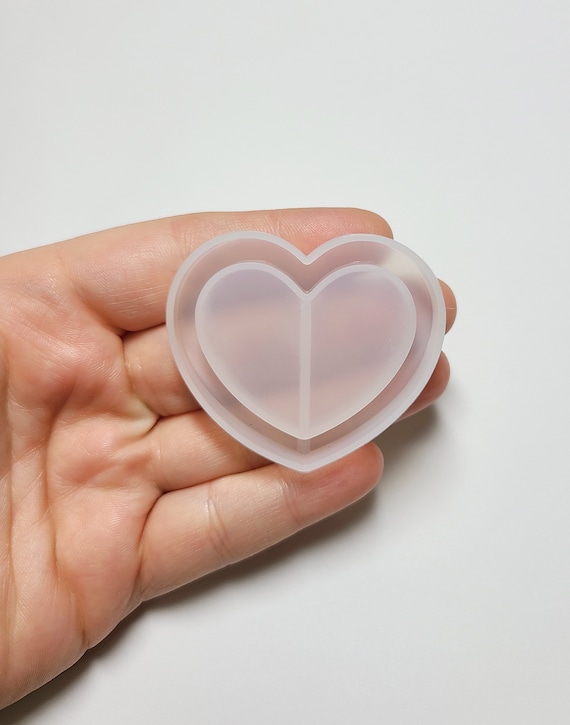 Heart Shaker Mold - Silicone Mold - Cabochon Mold