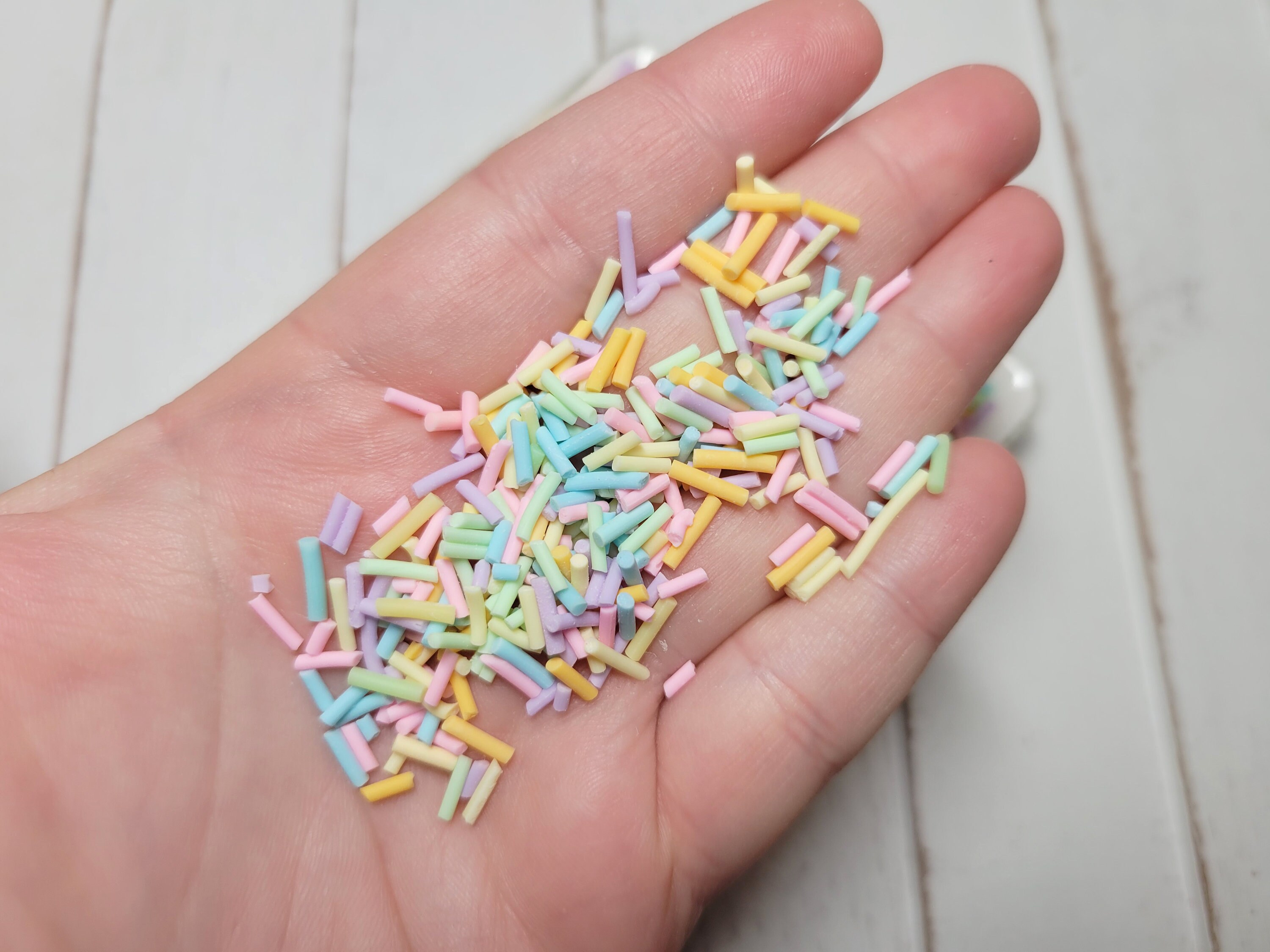 FAKE Pastel Mixed Sprinkles - Fake Sprinkles - Fake Food - Clay ...