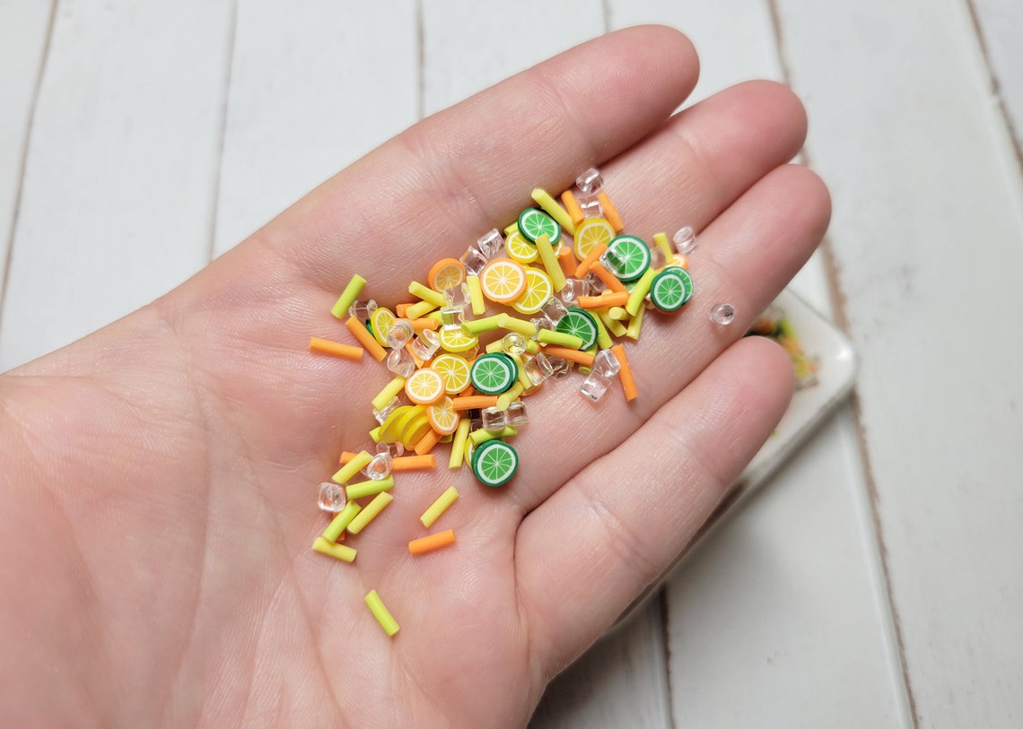 FAKE Tropical Breeze Sprinkle Mix - Fake Sprinkles - Fake Food - Clay ...