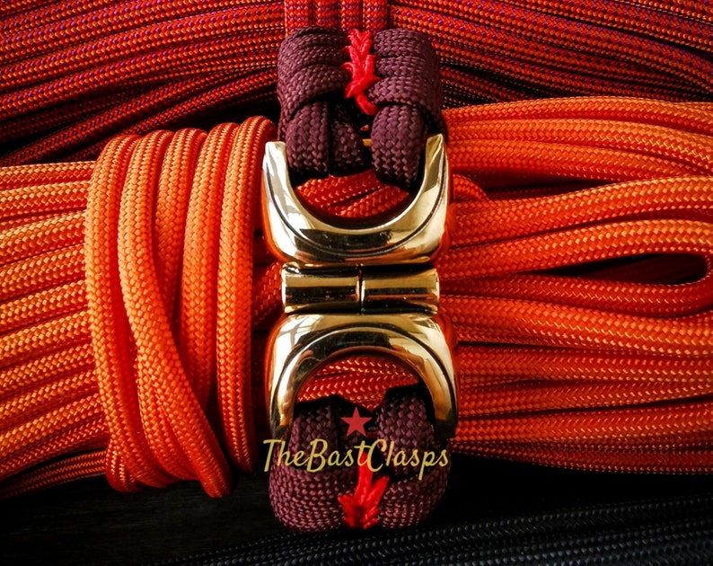 Paracord shackle Bracelet clasp Paracord buckle Etsy