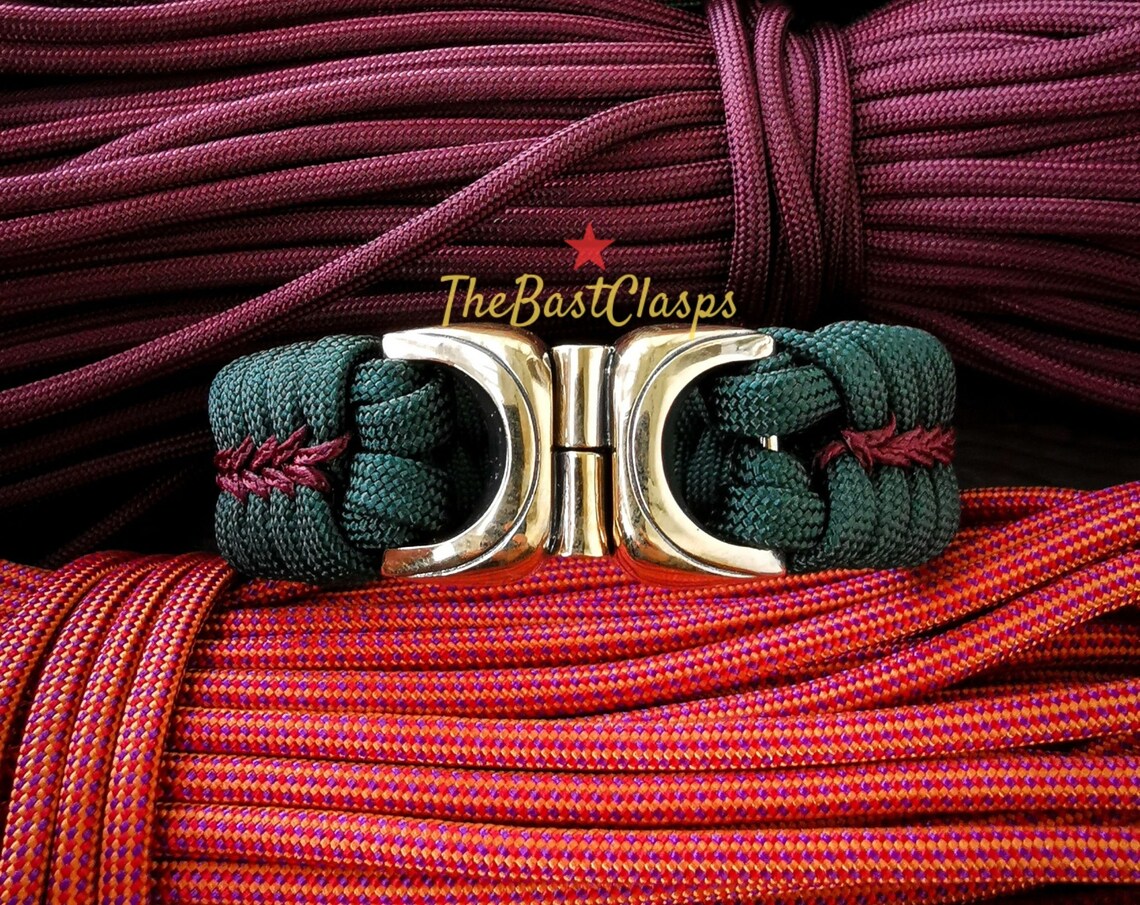 Paracord shackle Bracelet clasp Paracord buckle Etsy