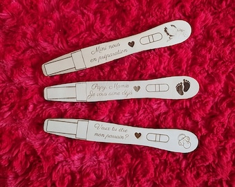 Customizable Pregnancy Test for Dad, Grandpa, Grandma, Godfather, Godmother. Original gift