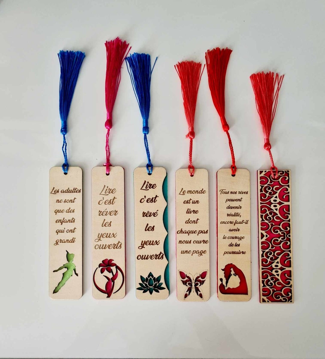 Personalized Wooden Bookmark/original Gift Idea. Different Models ...