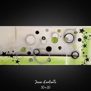JEUX D&#39;ENFANTS Tableau moderne peinture sur toile