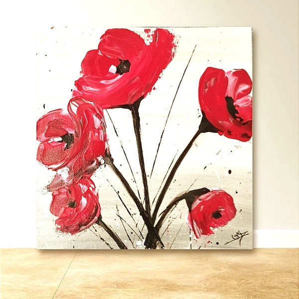 Coquelicot - Tableau moderne