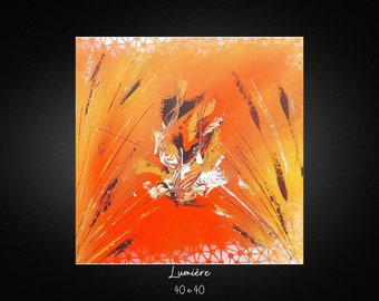 LUMIÈRE - Tableau moderne contemporain