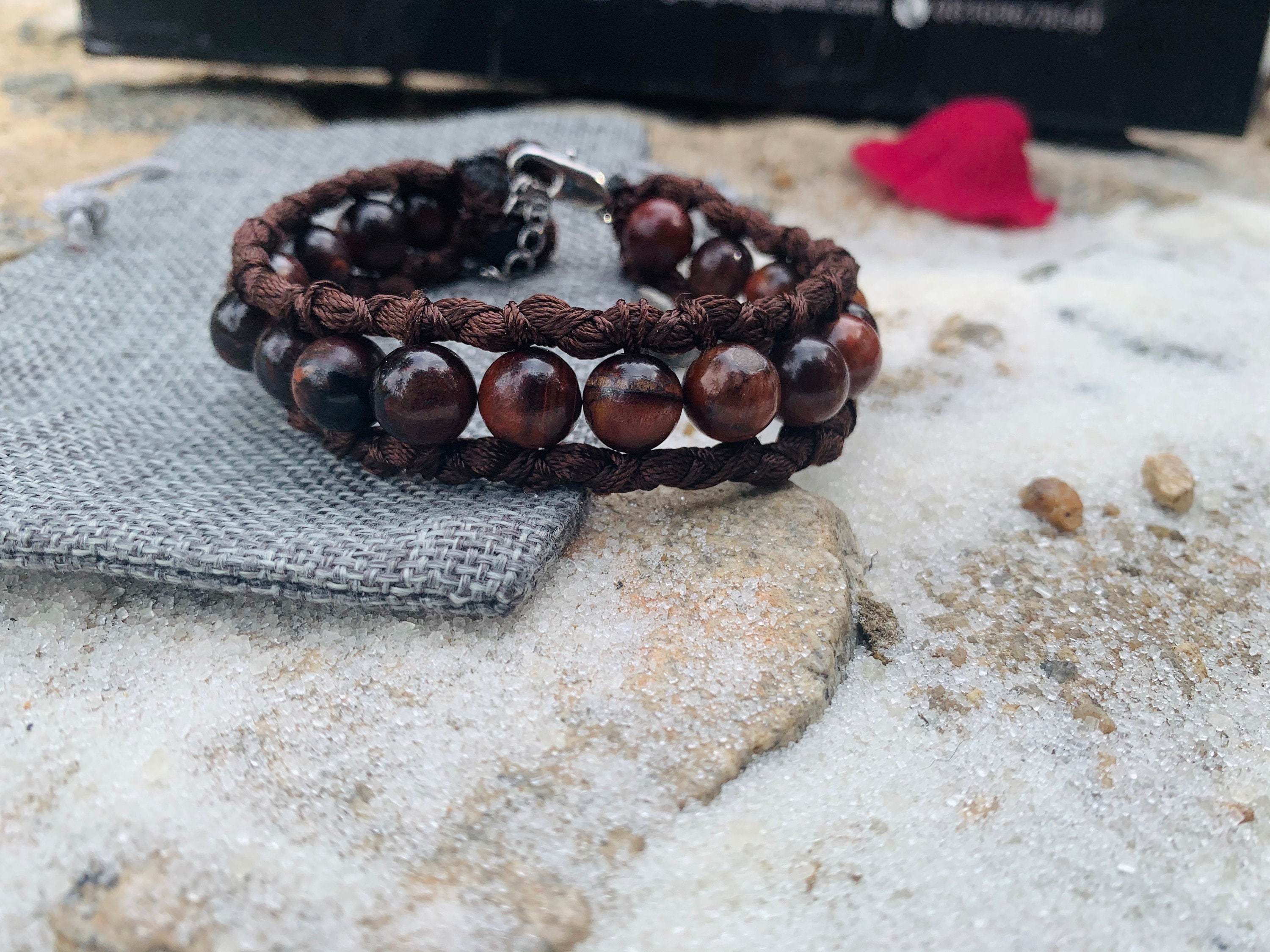 African bracelet men handmade bracelets lustrous beads Etsy