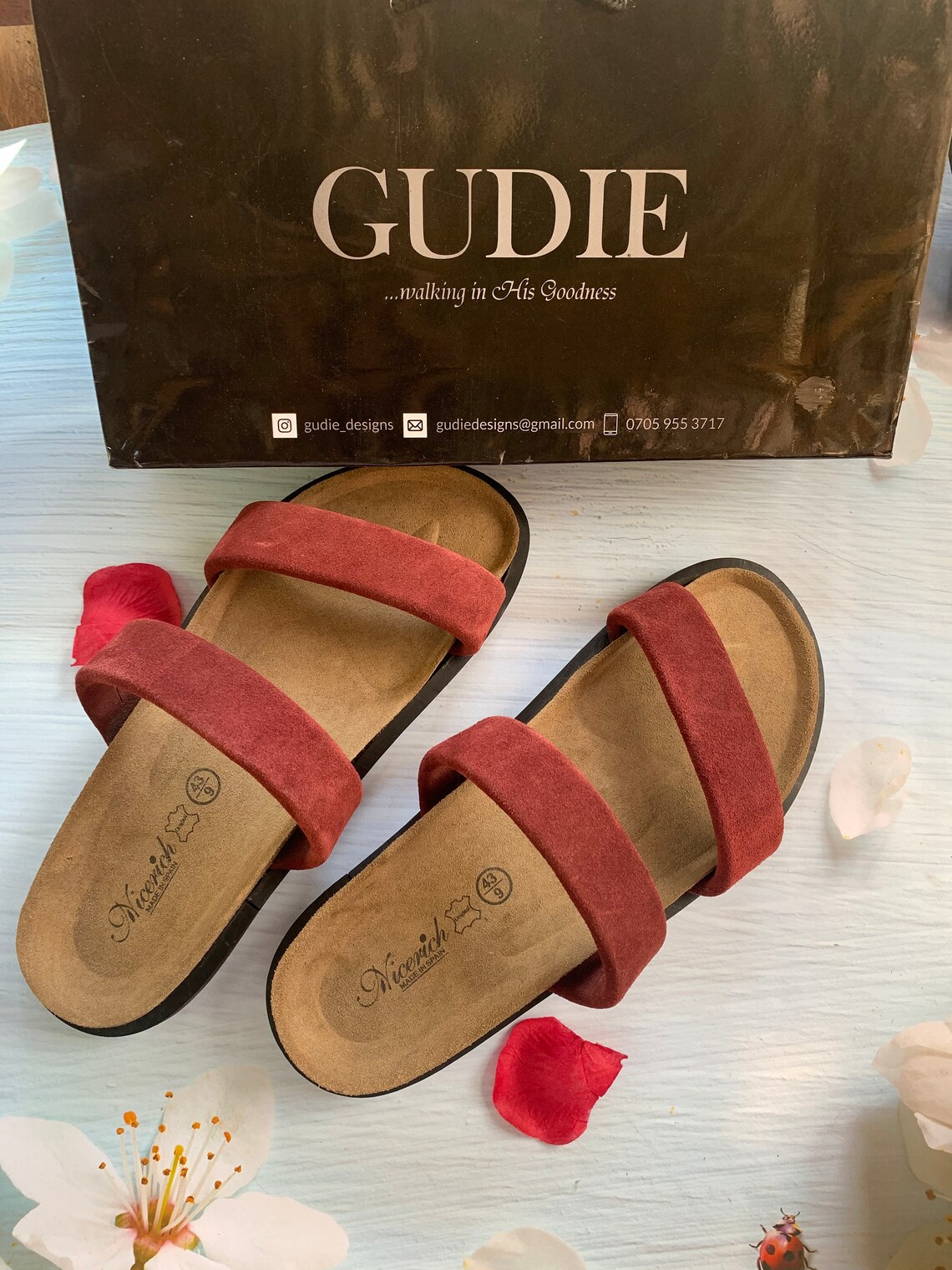 Suede sandals wine color men sandals unisex Birken sandals Etsy