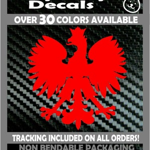 Poolse Falcon Eagle Pride Polska polski truck van auto vinyl decal sticker