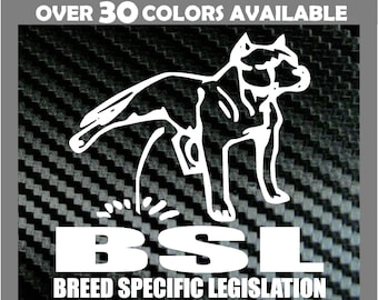 Pitbull Pee On BSL Breed Specific Legislation Pit Bull Truck Dog Car Decal Vinyl Sticker Laptop