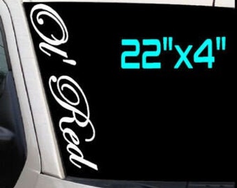 LA PALOMA Vinyl Decal 42x5 Window Sticker Diesel Truck Jdm Car Turbo - Foto 8