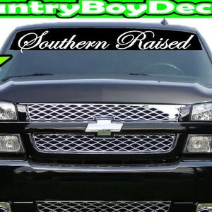 Southern Raised Vinyl Decal Sticker Diesel Truck Car Country Etsy